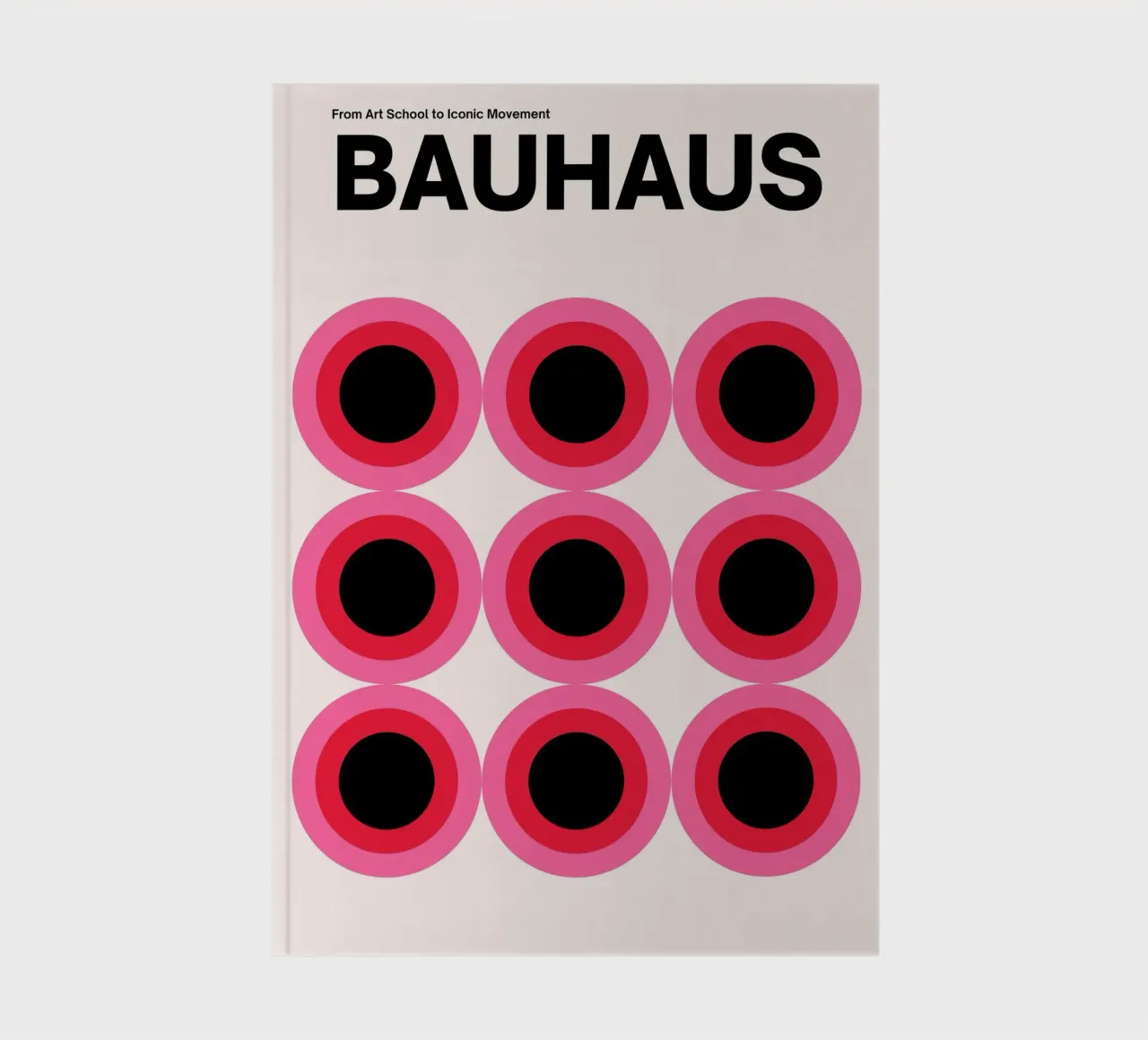 Bauhaus Circles - Art graphique abstrait carnet de notes de Casa Calm