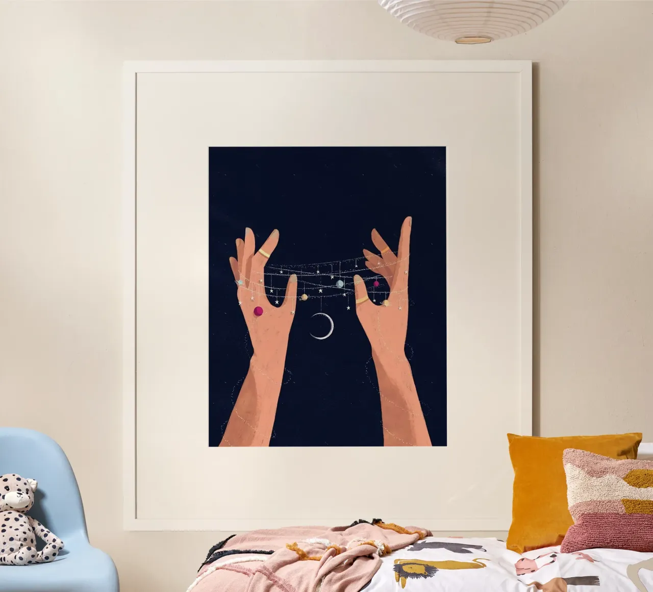 hand make the universe poster da hamily