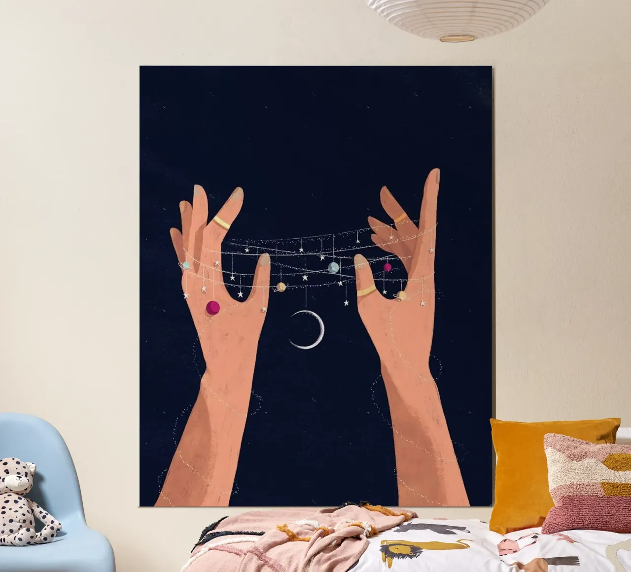 hand make the universe poster da hamily
