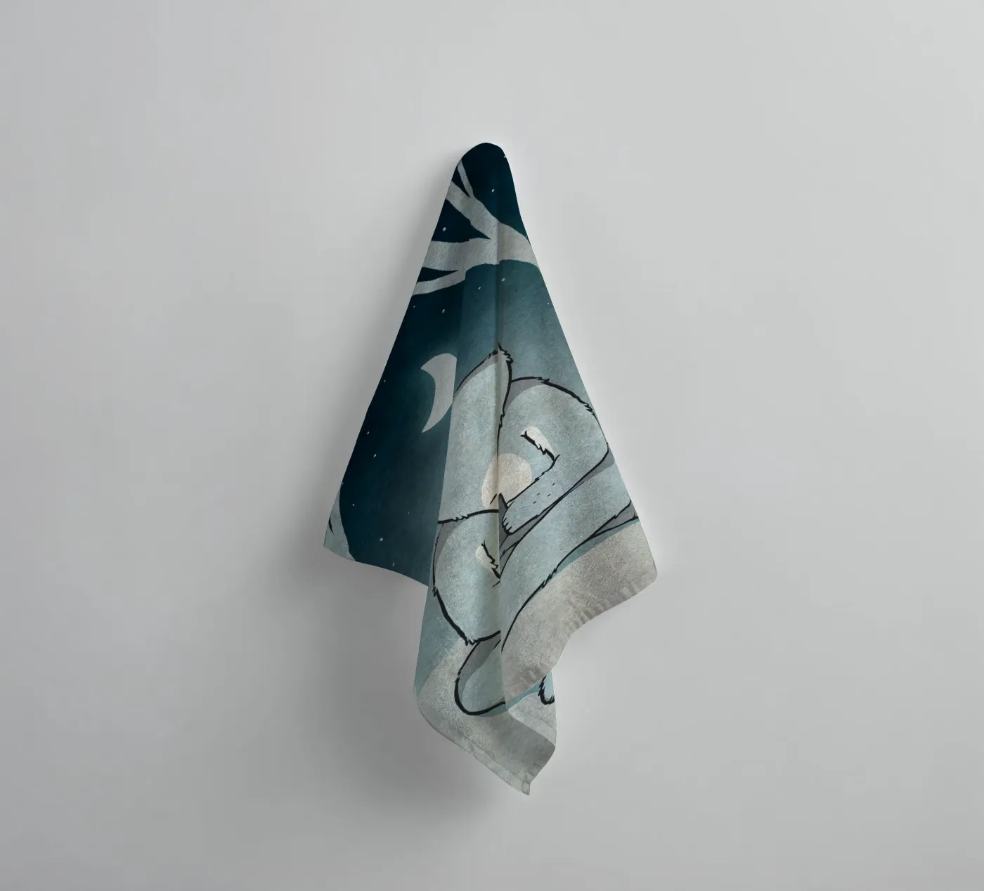 SMS towel by Kuba Gornowicz
