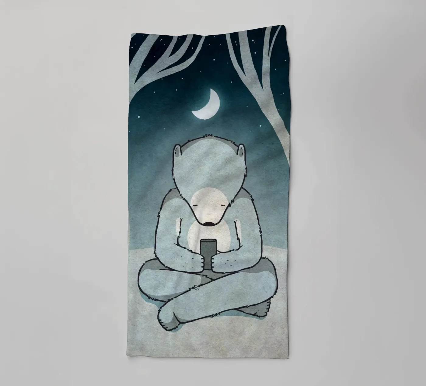 SMS towel by Kuba Gornowicz