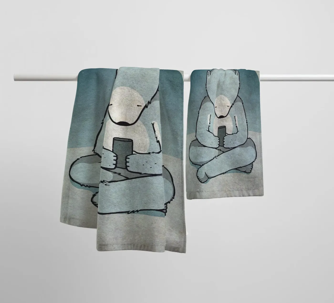 SMS badhanddoek van Kuba Gornowicz