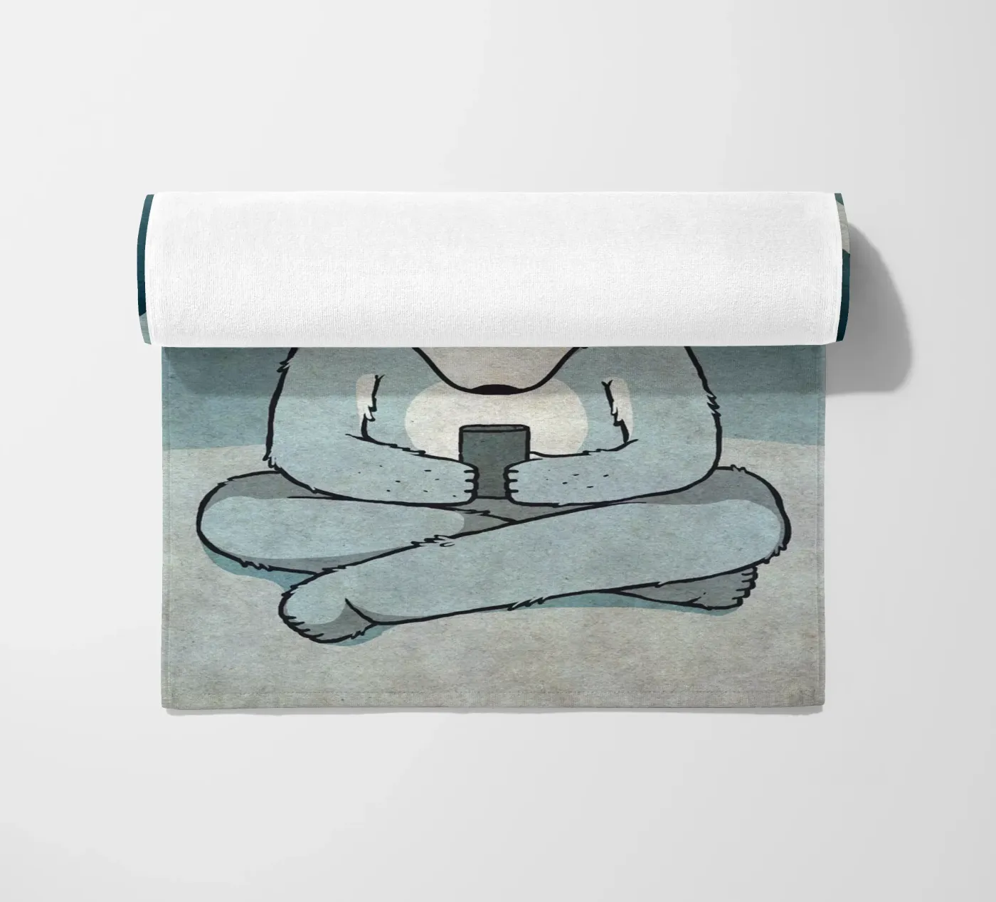 SMS beach towel by Kuba Gornowicz