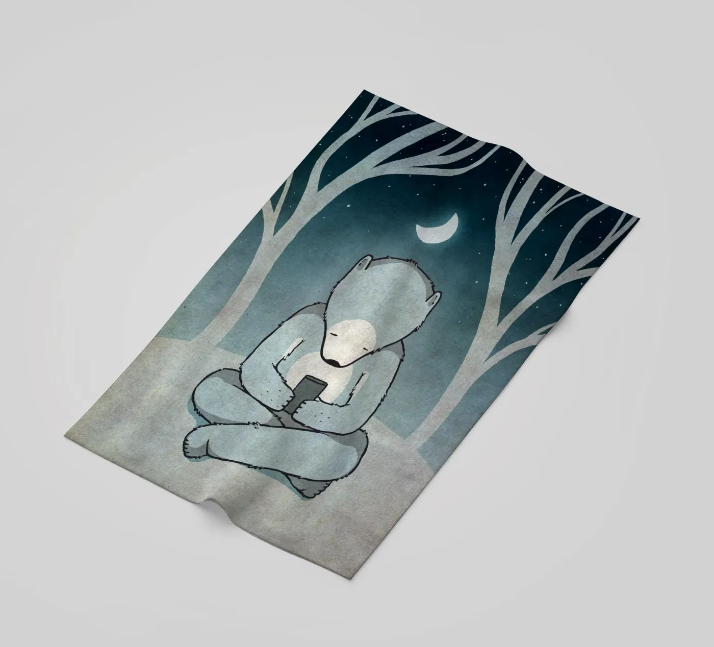 SMS beach towel by Kuba Gornowicz
