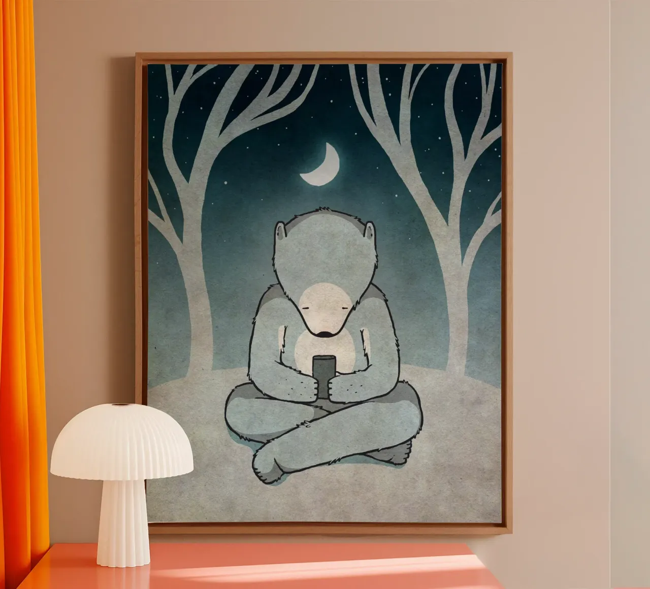 SMS canvas with Floater frame by Kuba Gornowicz