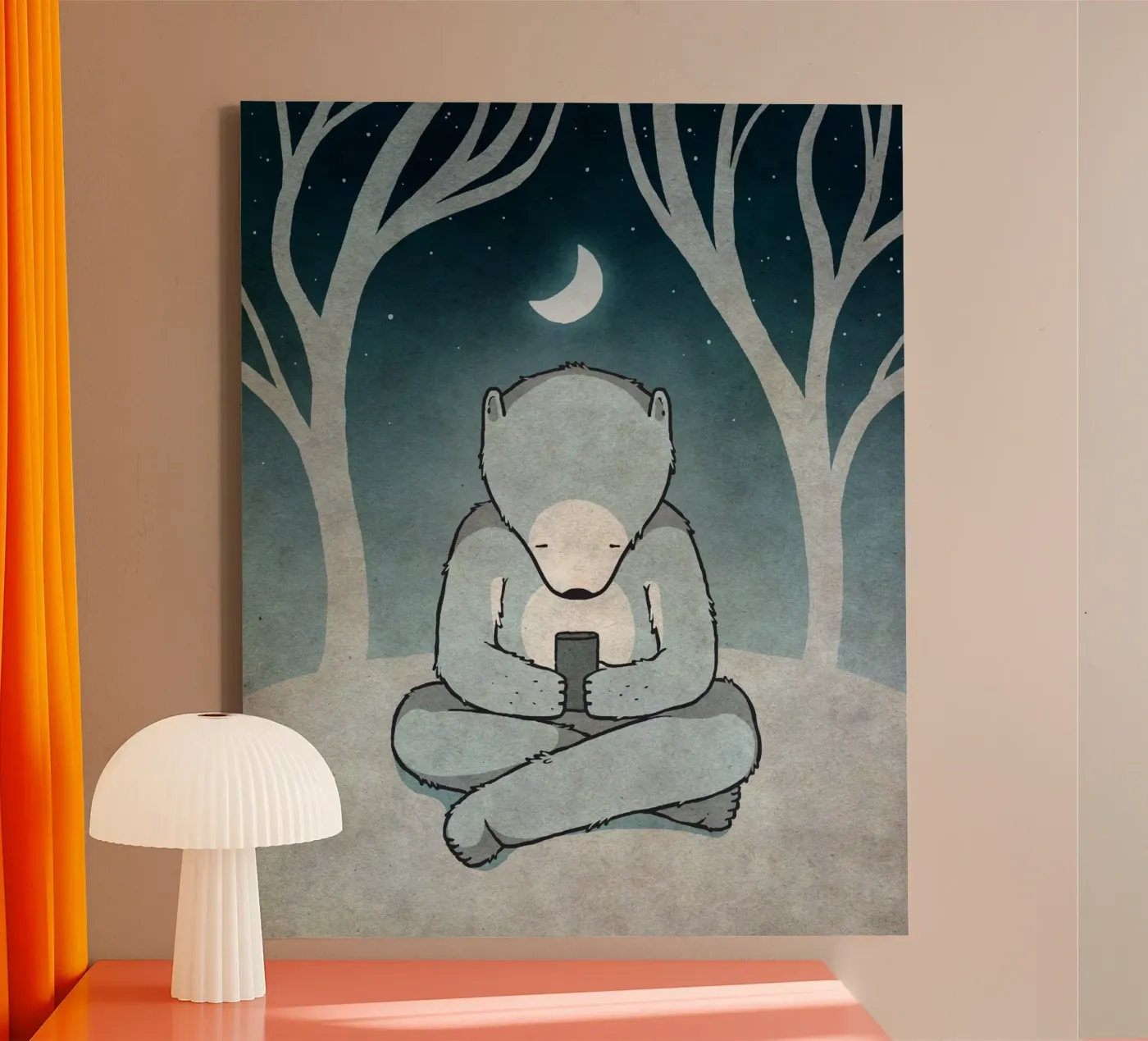 SMS canvas by Kuba Gornowicz