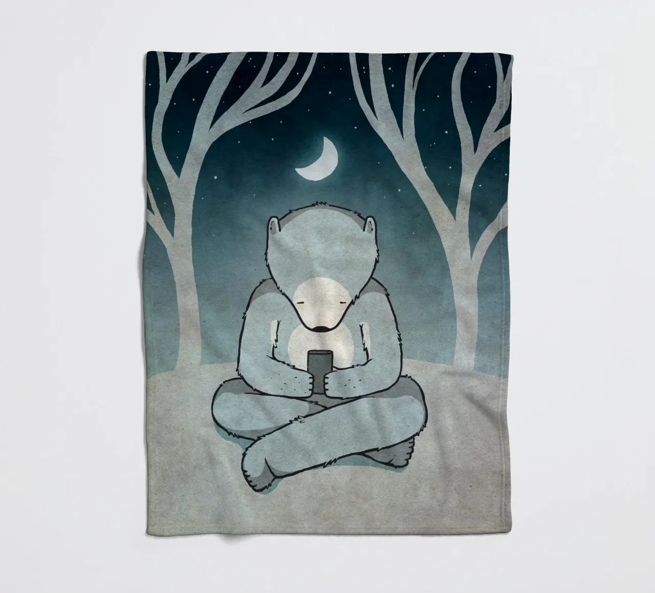 SMS fleecedeken van Kuba Gornowicz