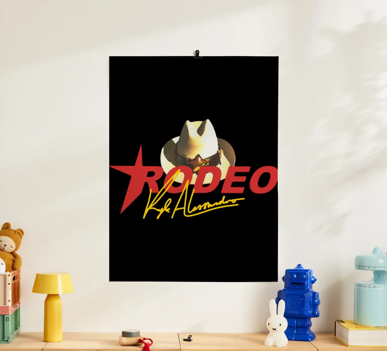 Pacha Ibiza Pop poster con telaio in legno da grass.studio_