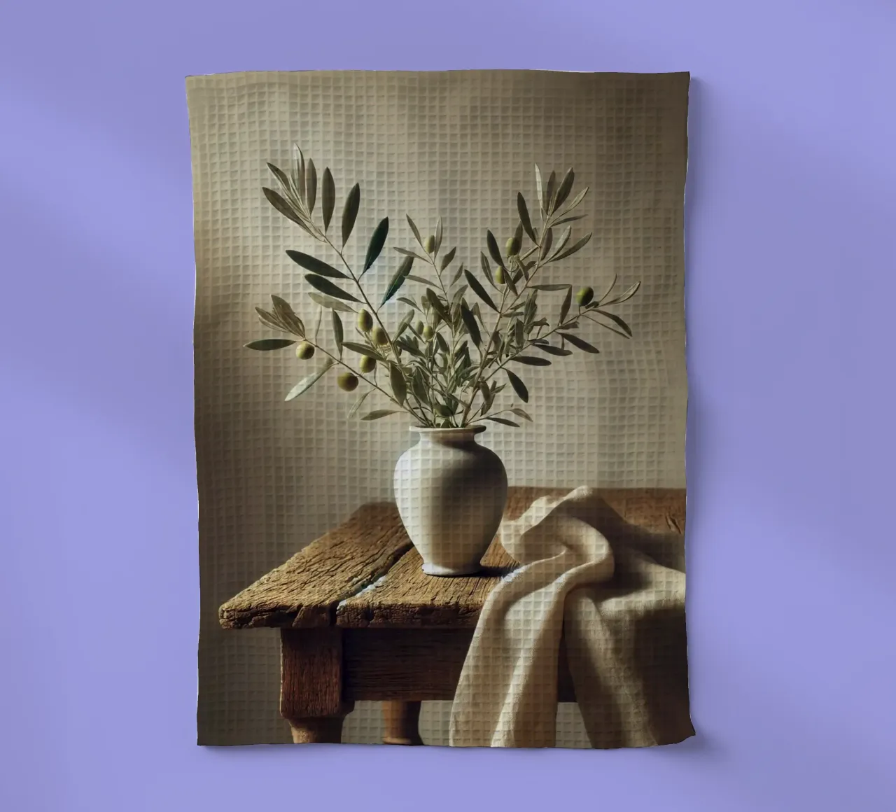 Branches d'olivier dans un vase torchon de VintageBotanics