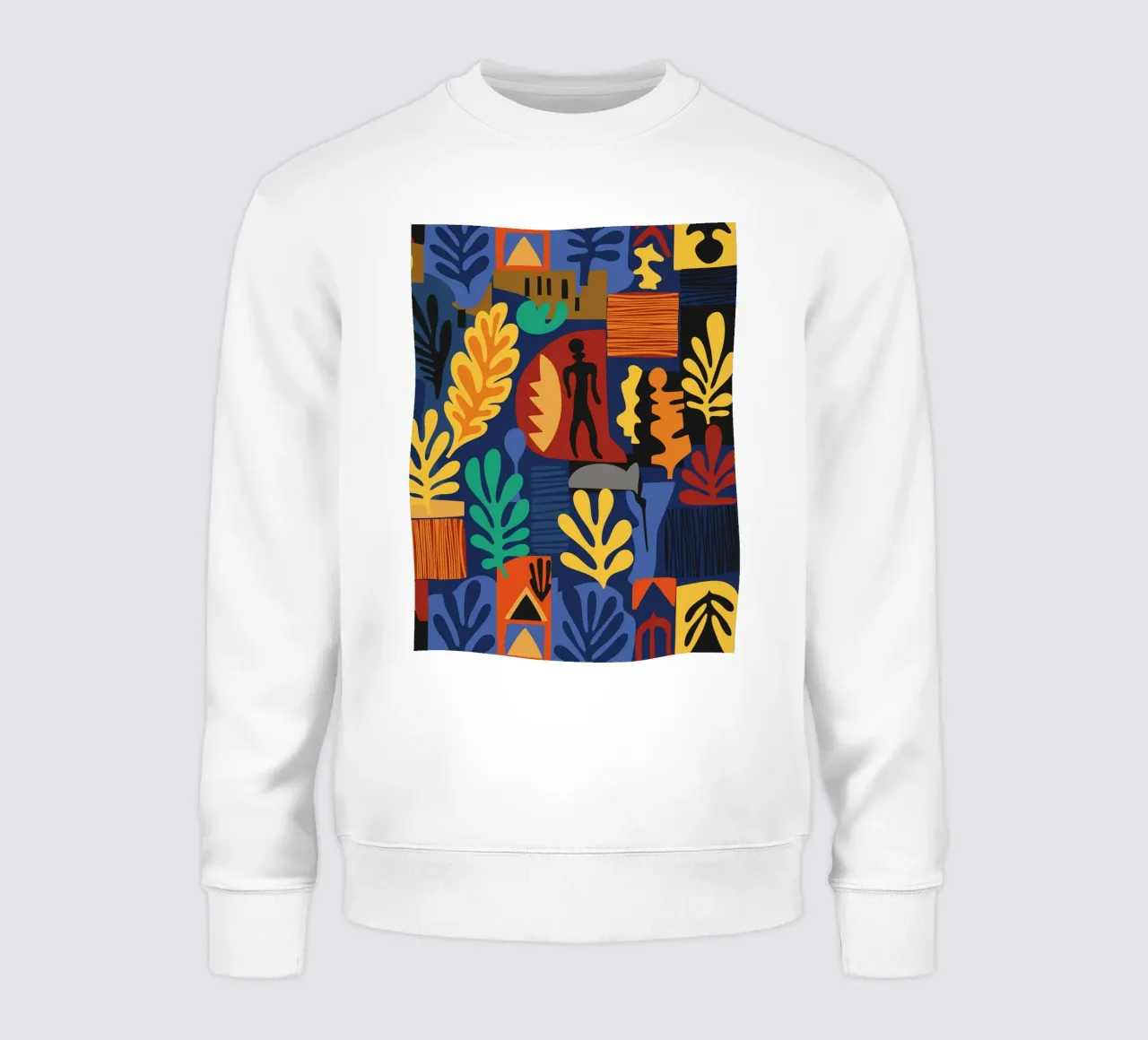 Cut Out Flowers African Pattern Design felpa da Abstract and Patterns