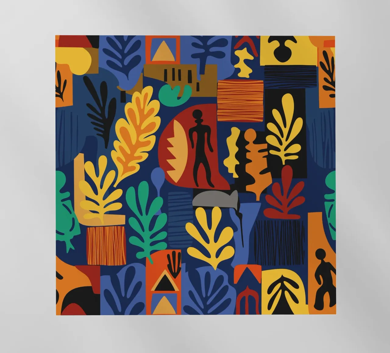 Cut Out Flowers African Pattern Design pellicola backlit da Abstract and Patterns