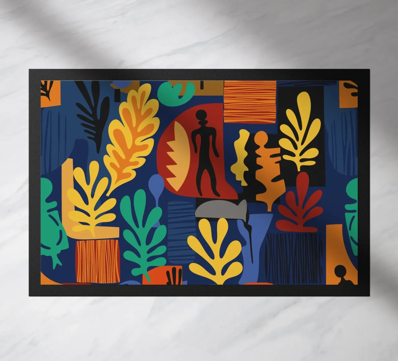 Cut Out Flowers African Pattern Design zerbino da Abstract and Patterns