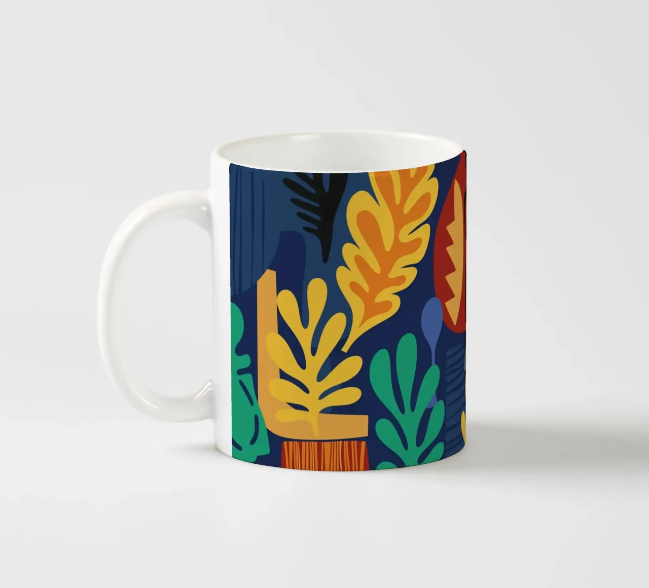 Cut Out Flowers African Pattern Design tazza in ceramica da Abstract and Patterns
