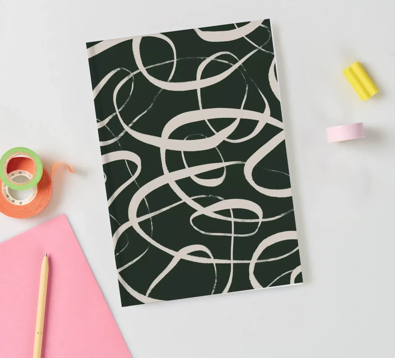 Pattern No 5 notebook by treechild