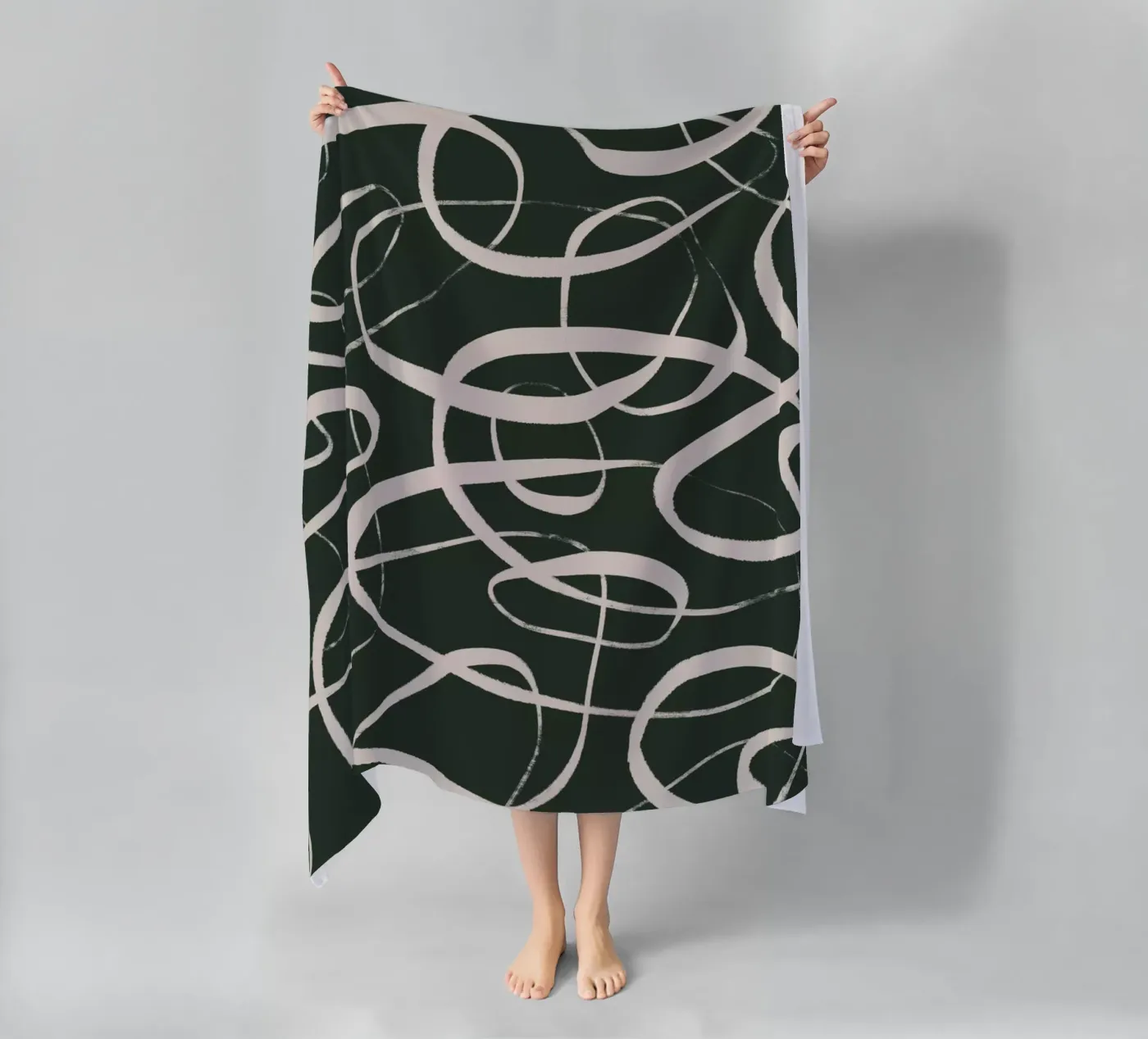 Pattern No 5 beach towel by treechild