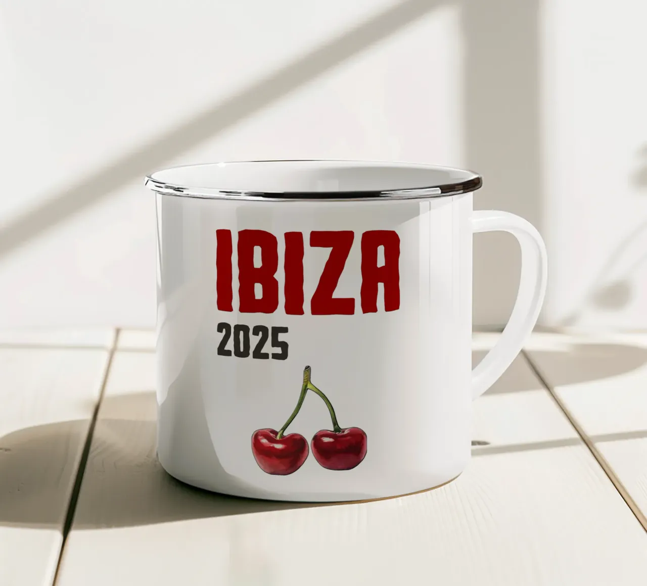 Pacha Ibiza tazza in smalto da grass.studio_