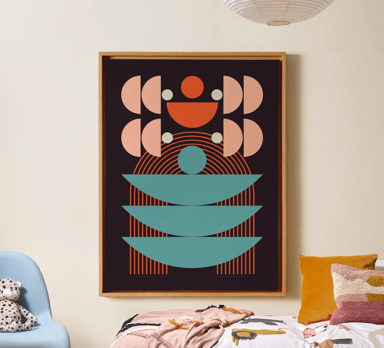 Midden eeuw 15 canvas met Baklijst van Little Dean