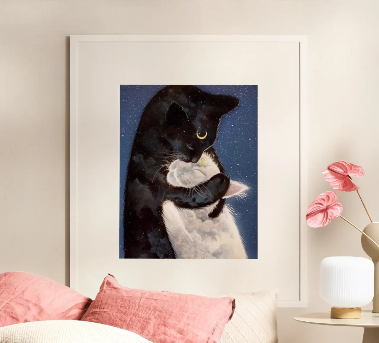 cats hold each poster da huminity