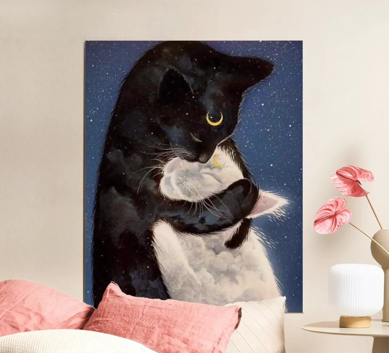 cats hold each poster da huminity