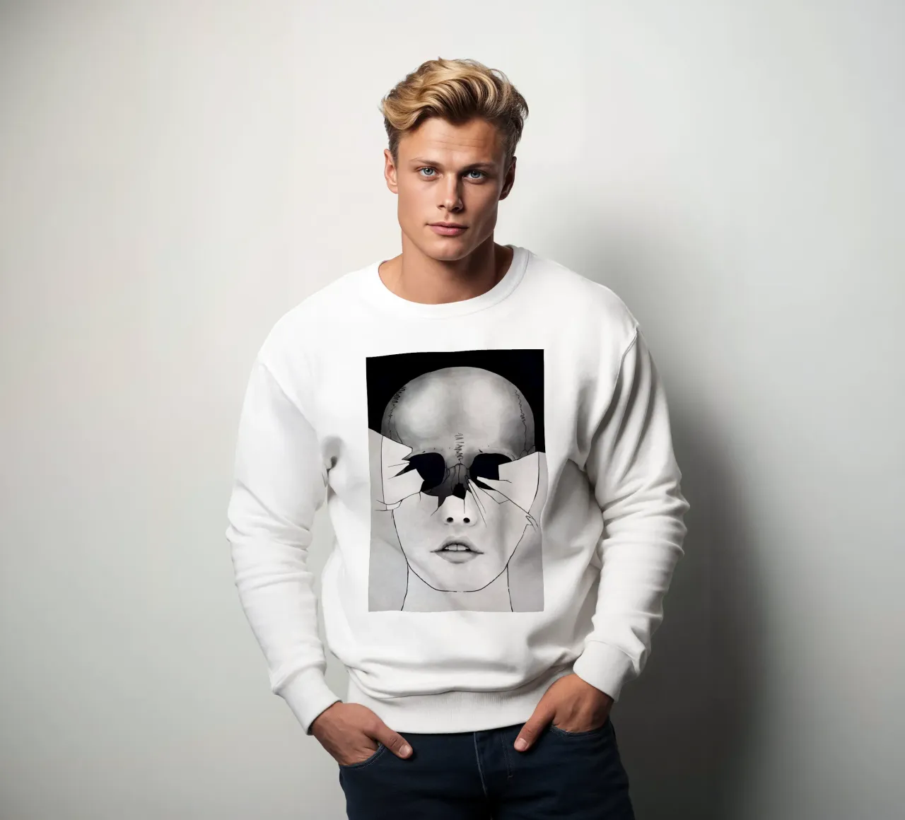 Broken Sweatshirt von Kuba Gornowicz