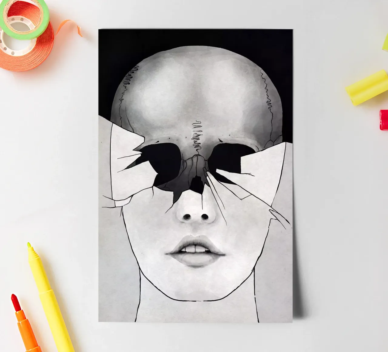 Broken sticker sheet by Kuba Gornowicz