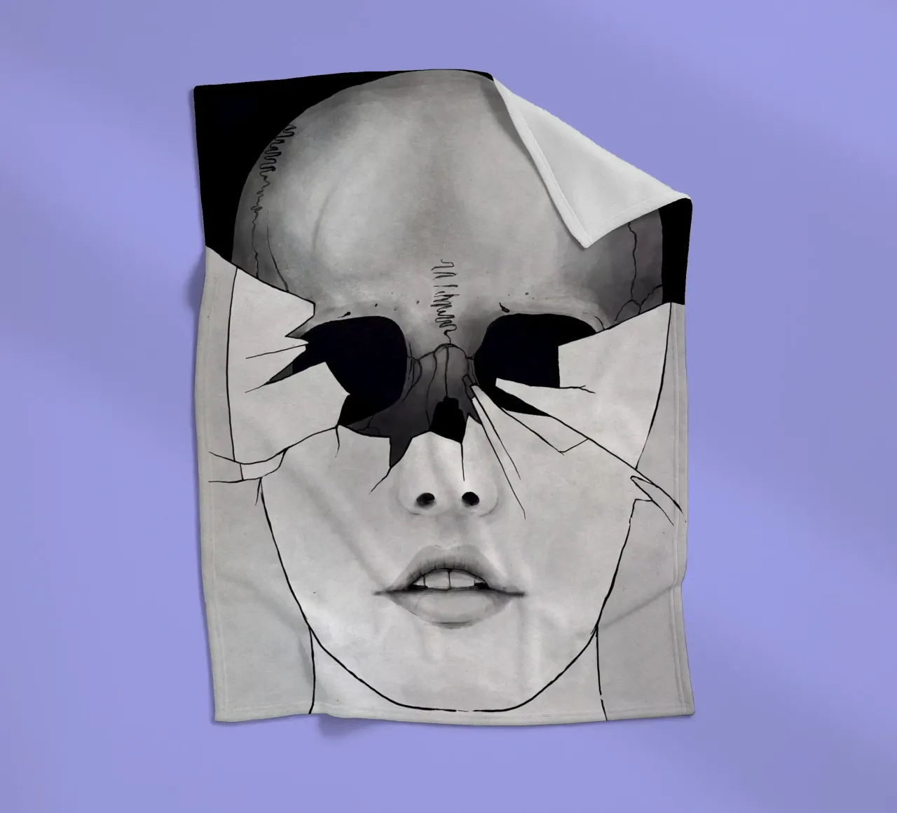 Broken fleecedeken van Kuba Gornowicz