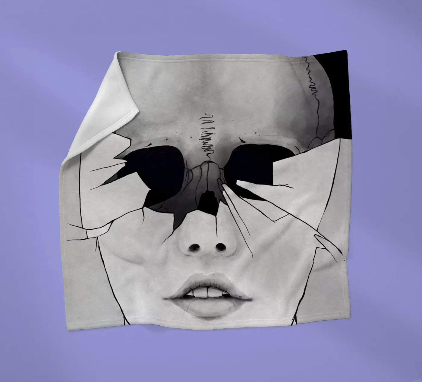 Broken fleecedeken van Kuba Gornowicz