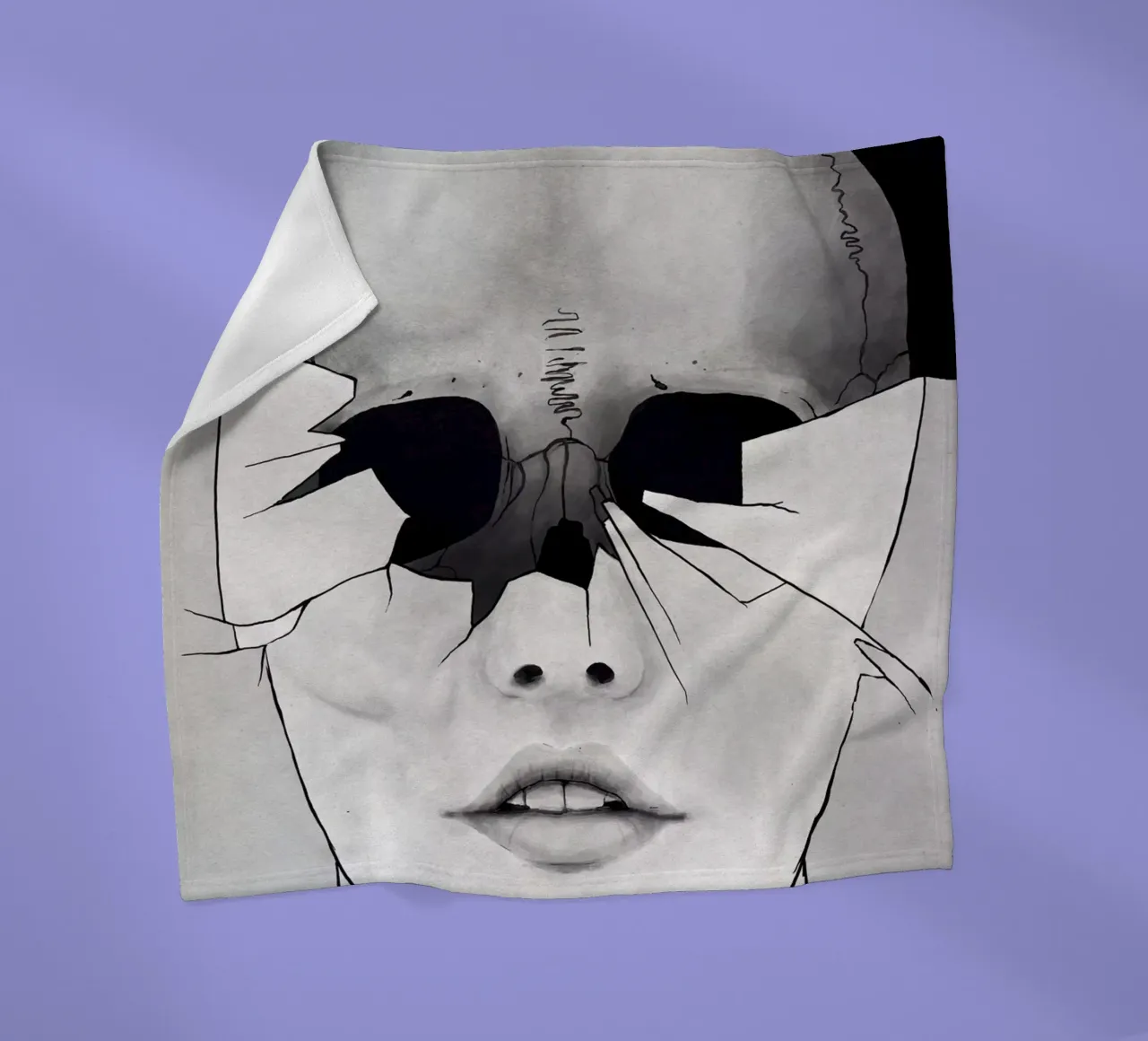 Broken fleecedeken van Kuba Gornowicz