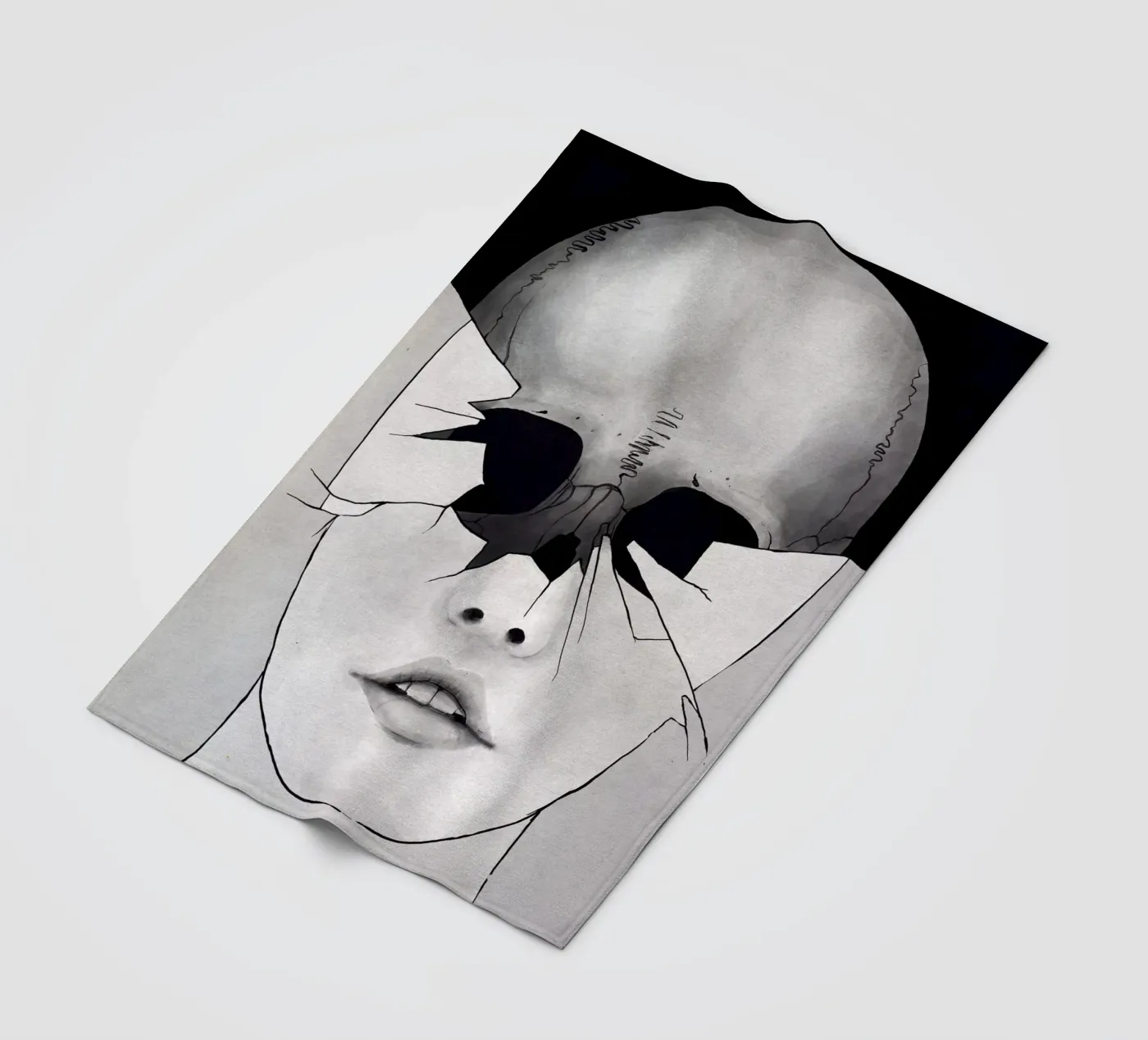 Broken fleecedeken van Kuba Gornowicz