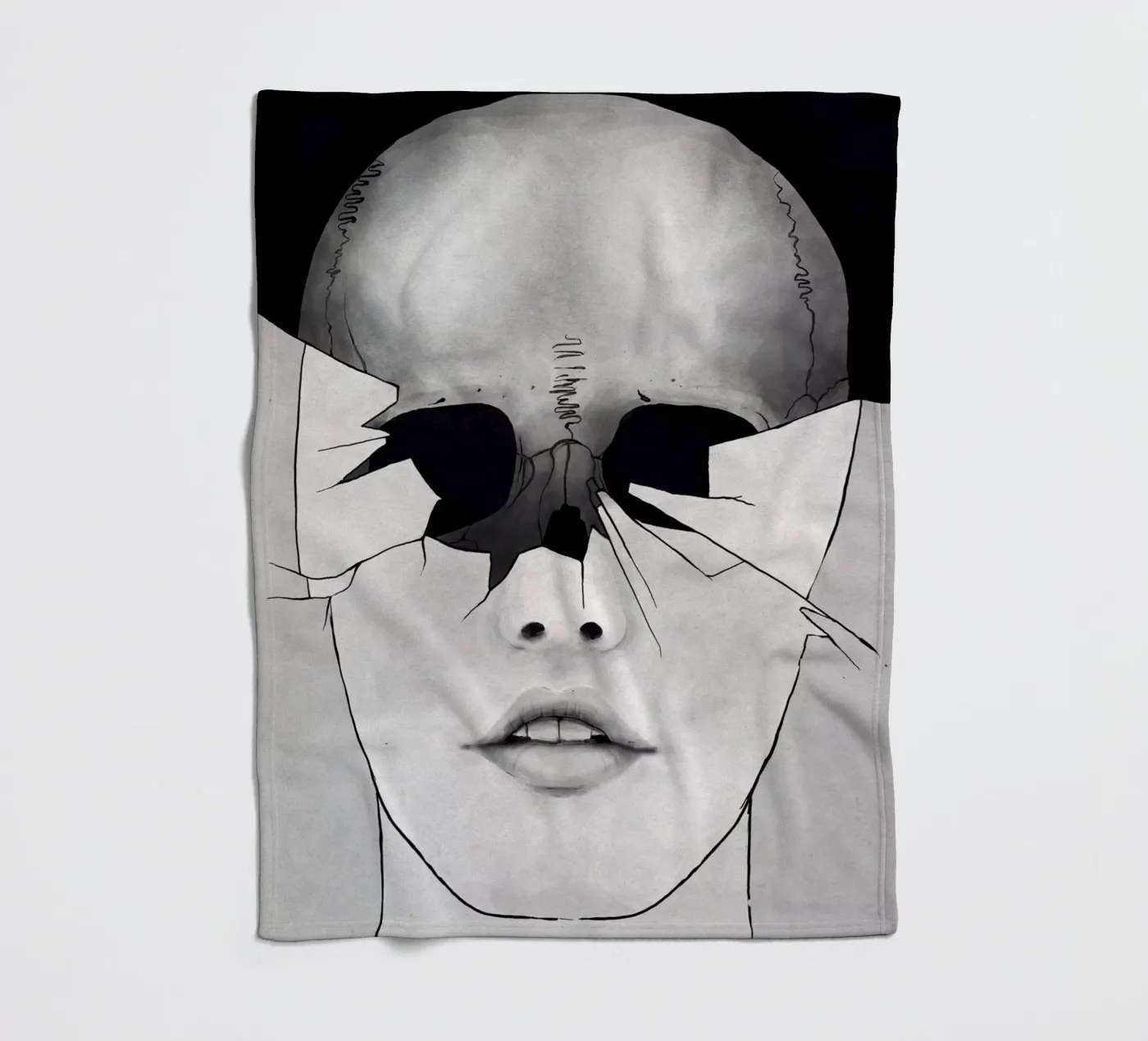 Broken fleecedeken van Kuba Gornowicz