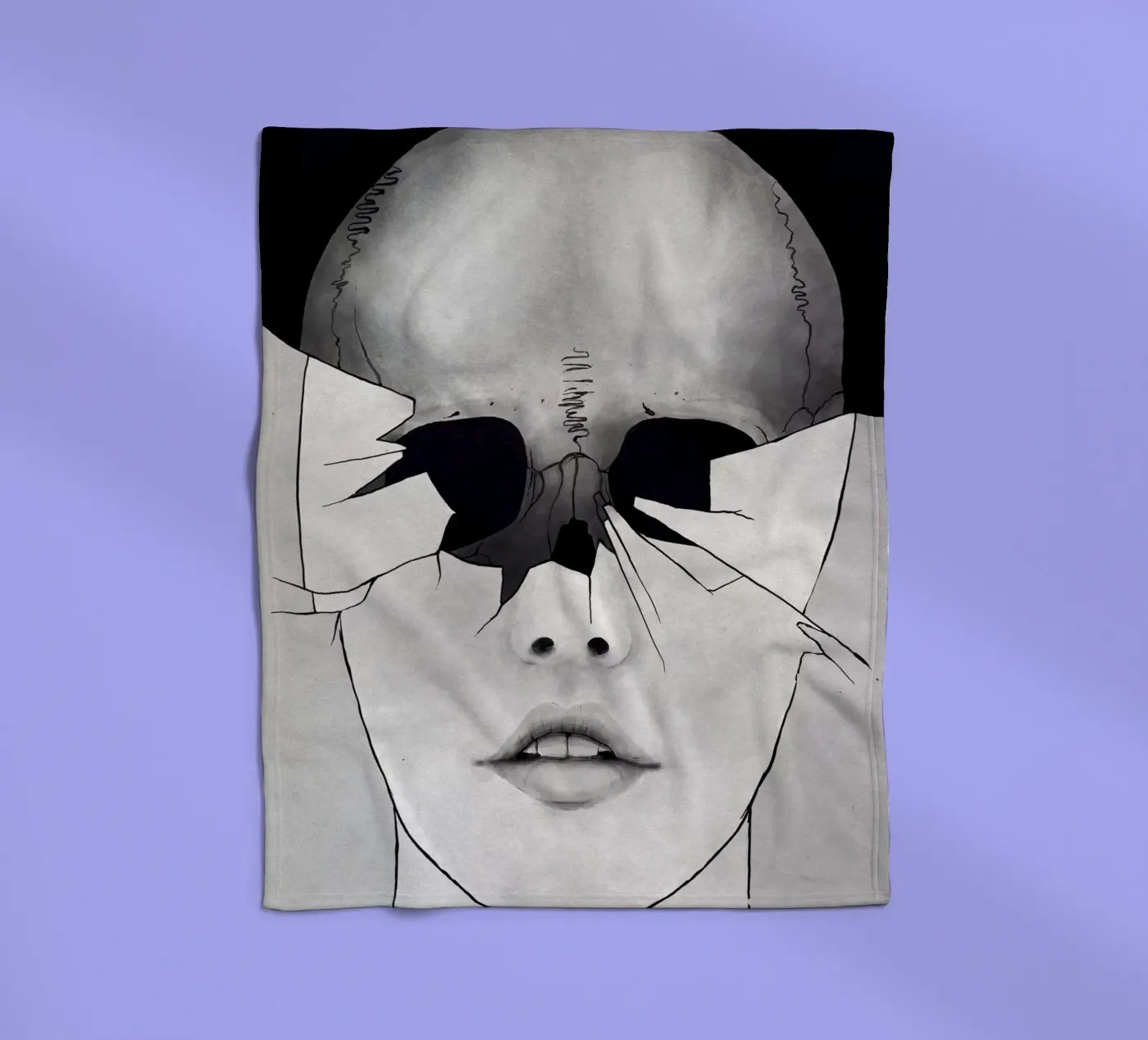 Broken fleecedeken van Kuba Gornowicz