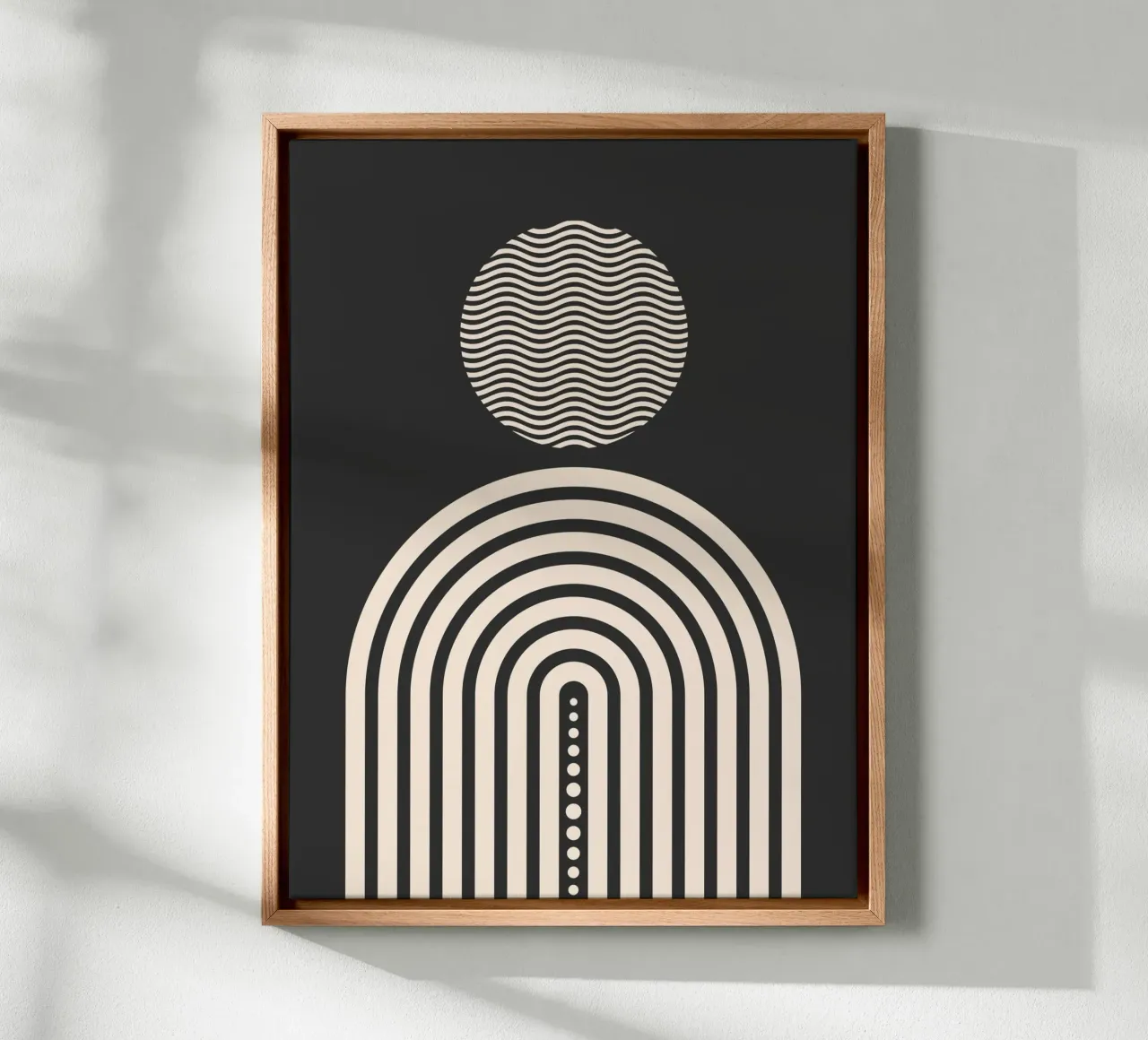 Midden eeuw 19 canvas met Baklijst van Little Dean