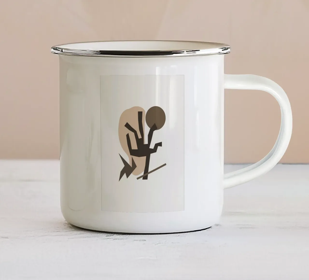 Metà secolo 28 tazza in smalto da Little Dean
