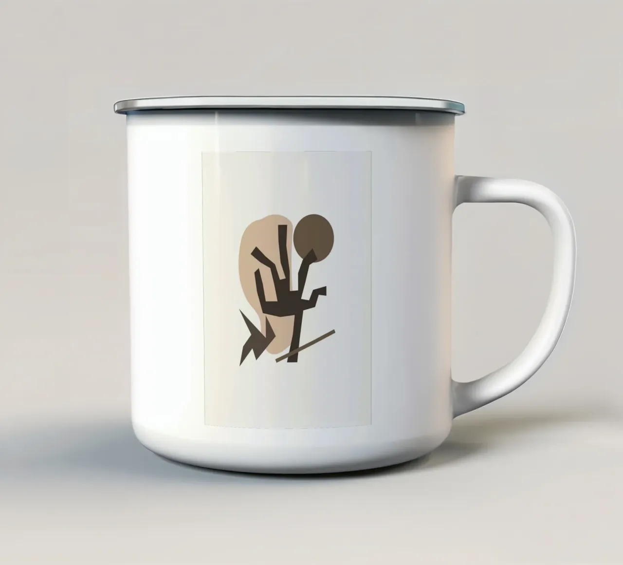 Metà secolo 28 tazza in smalto da Little Dean