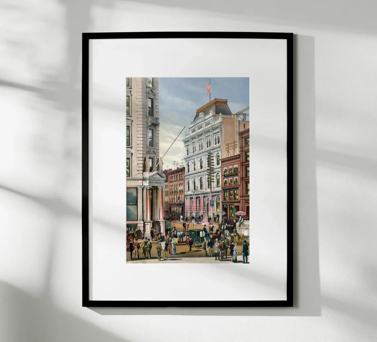 La Borsa di New York nel 1882 poster da the-witcher