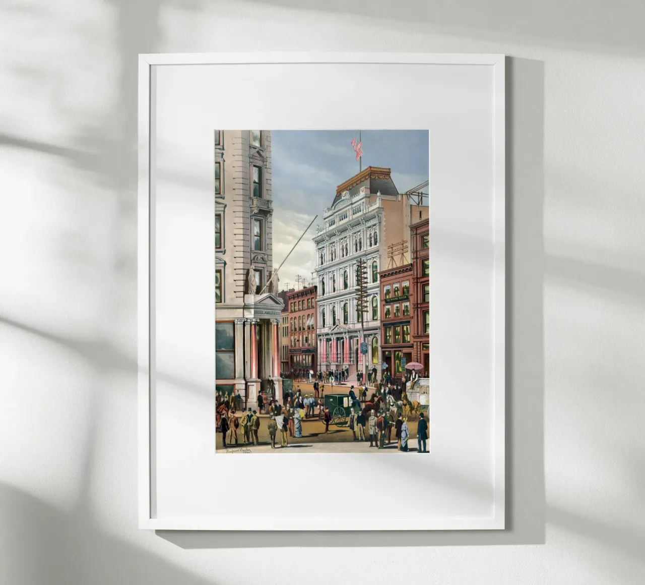 La Borsa di New York nel 1882 poster da the-witcher