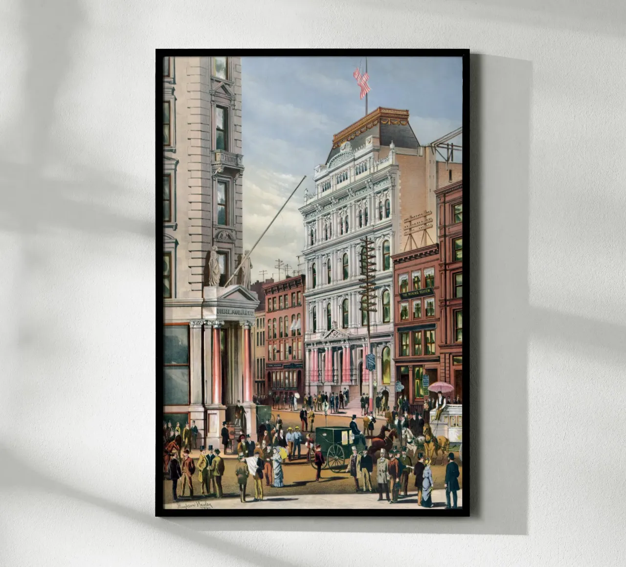 La Borsa di New York nel 1882 poster da the-witcher