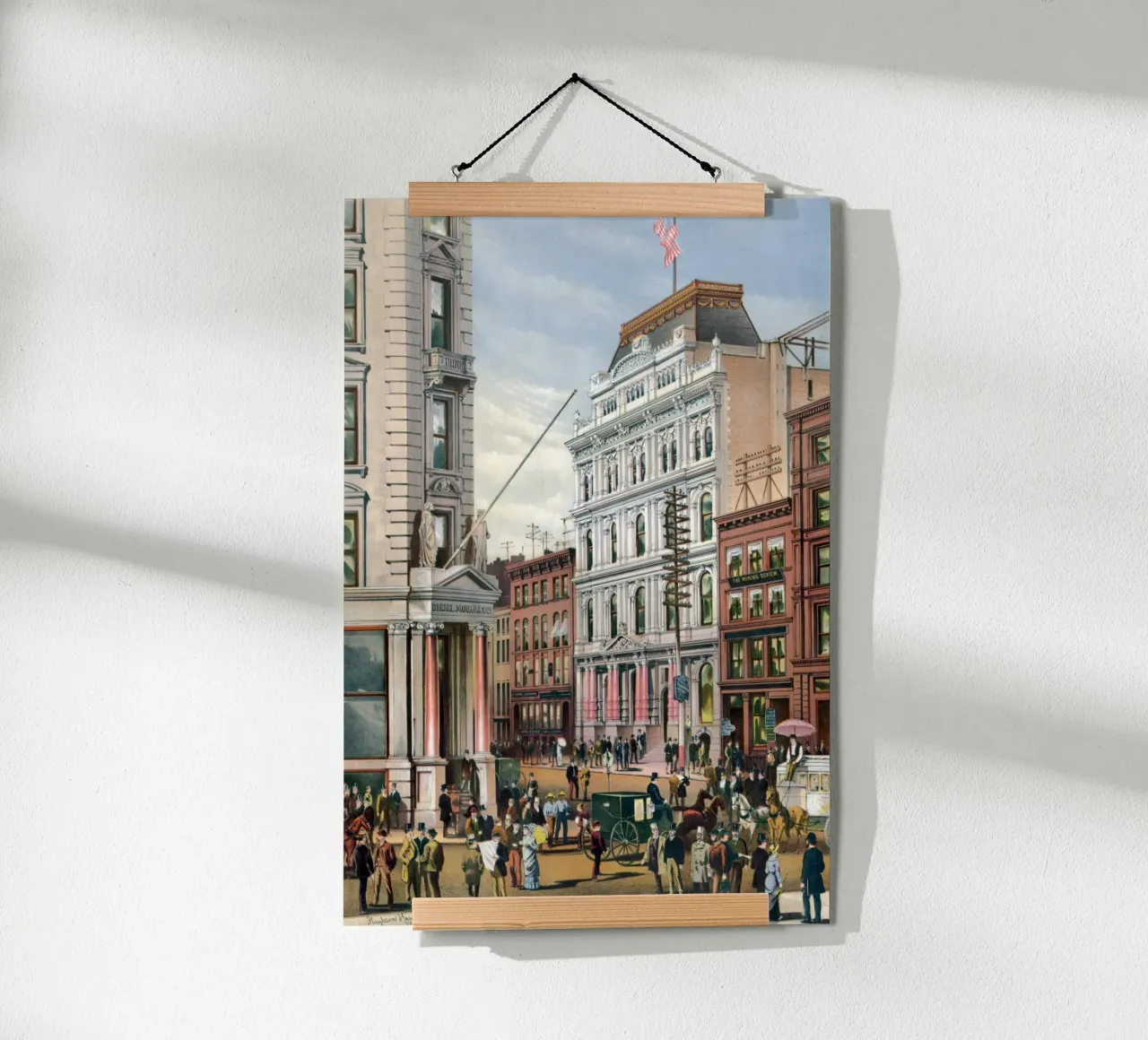La Borsa di New York nel 1882 poster da the-witcher