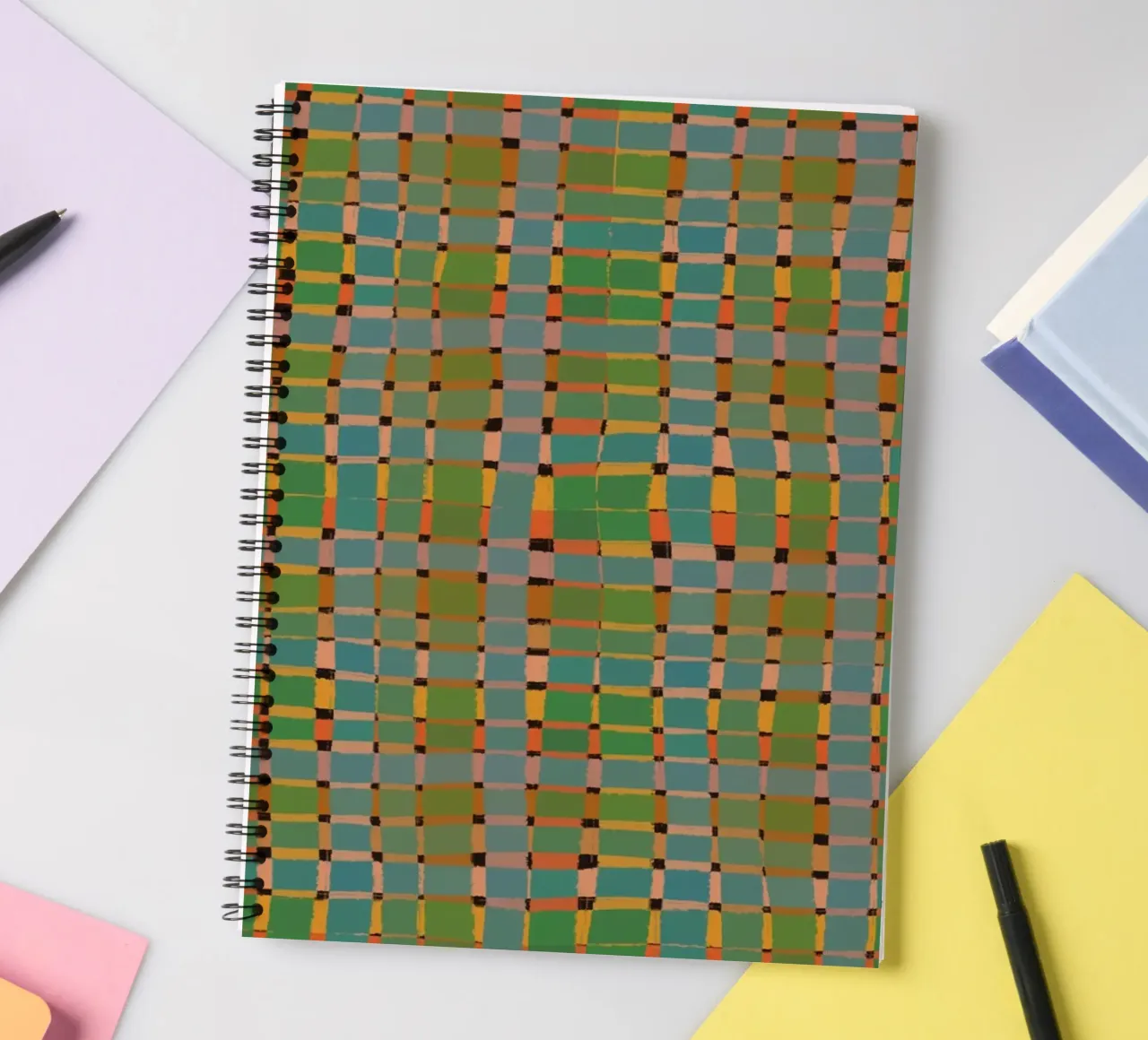Pattern No 8 spiral notebook by treechild
