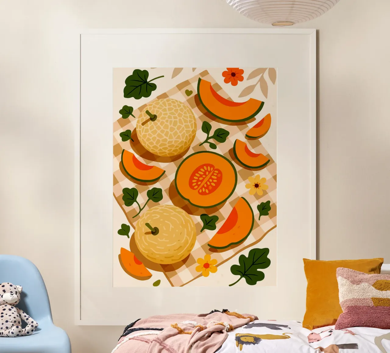 Cantalupo - Una tavola stilizzata poster da Sven B Strauss