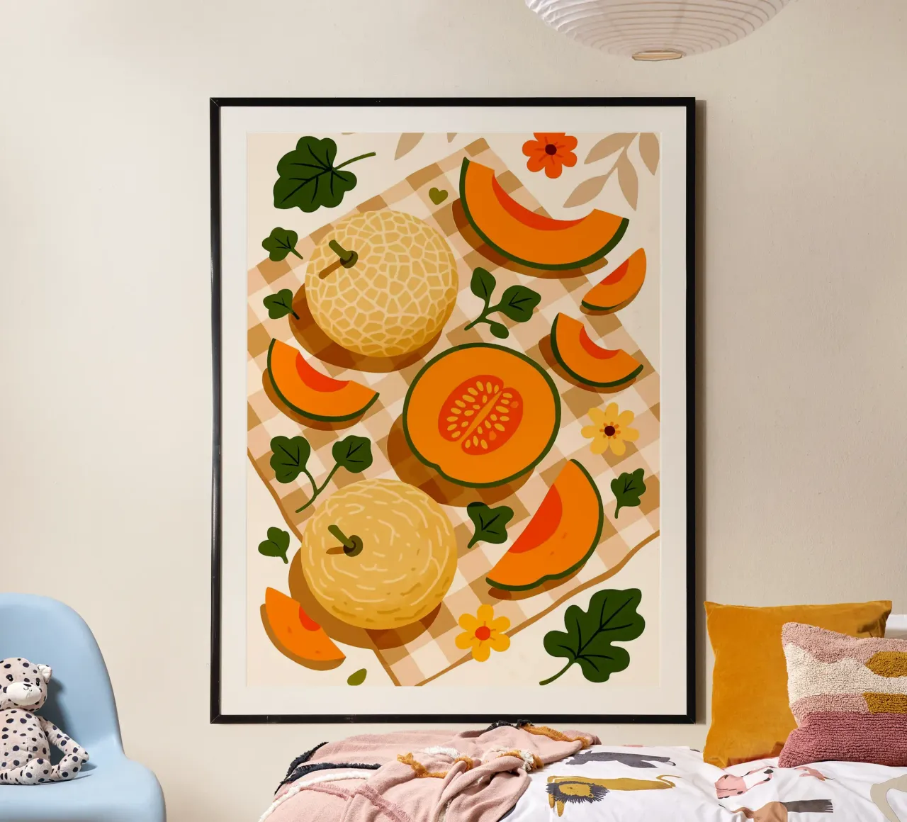 Cantalupo - Una tavola stilizzata poster da Sven B Strauss