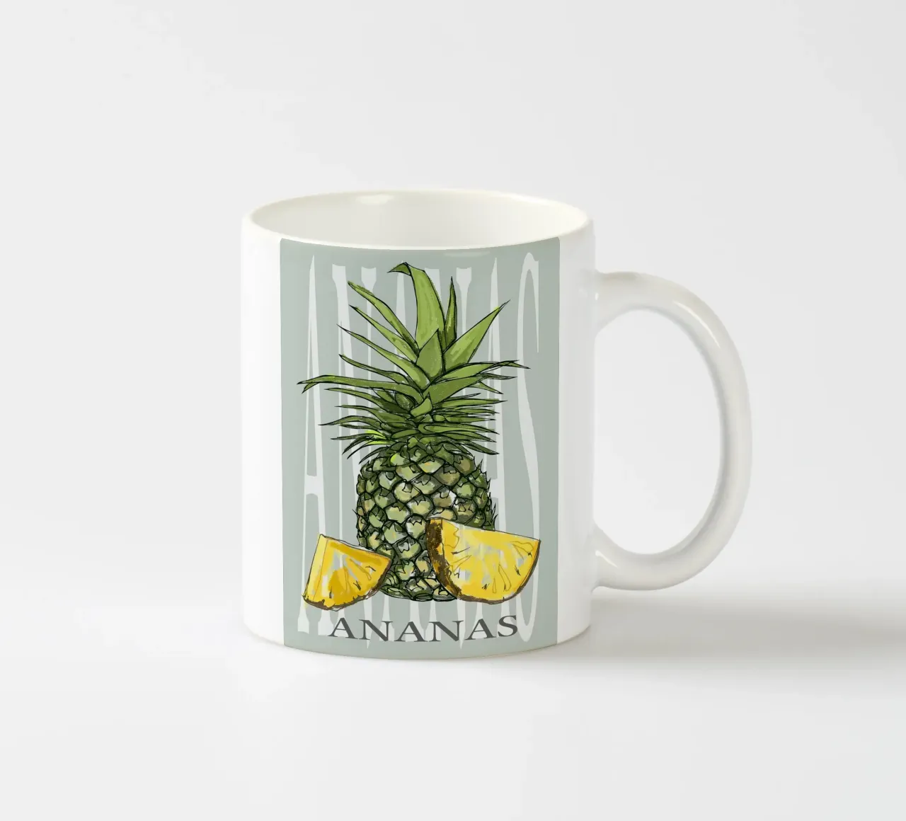 Ananas tazza in ceramica da Sven B Strauss