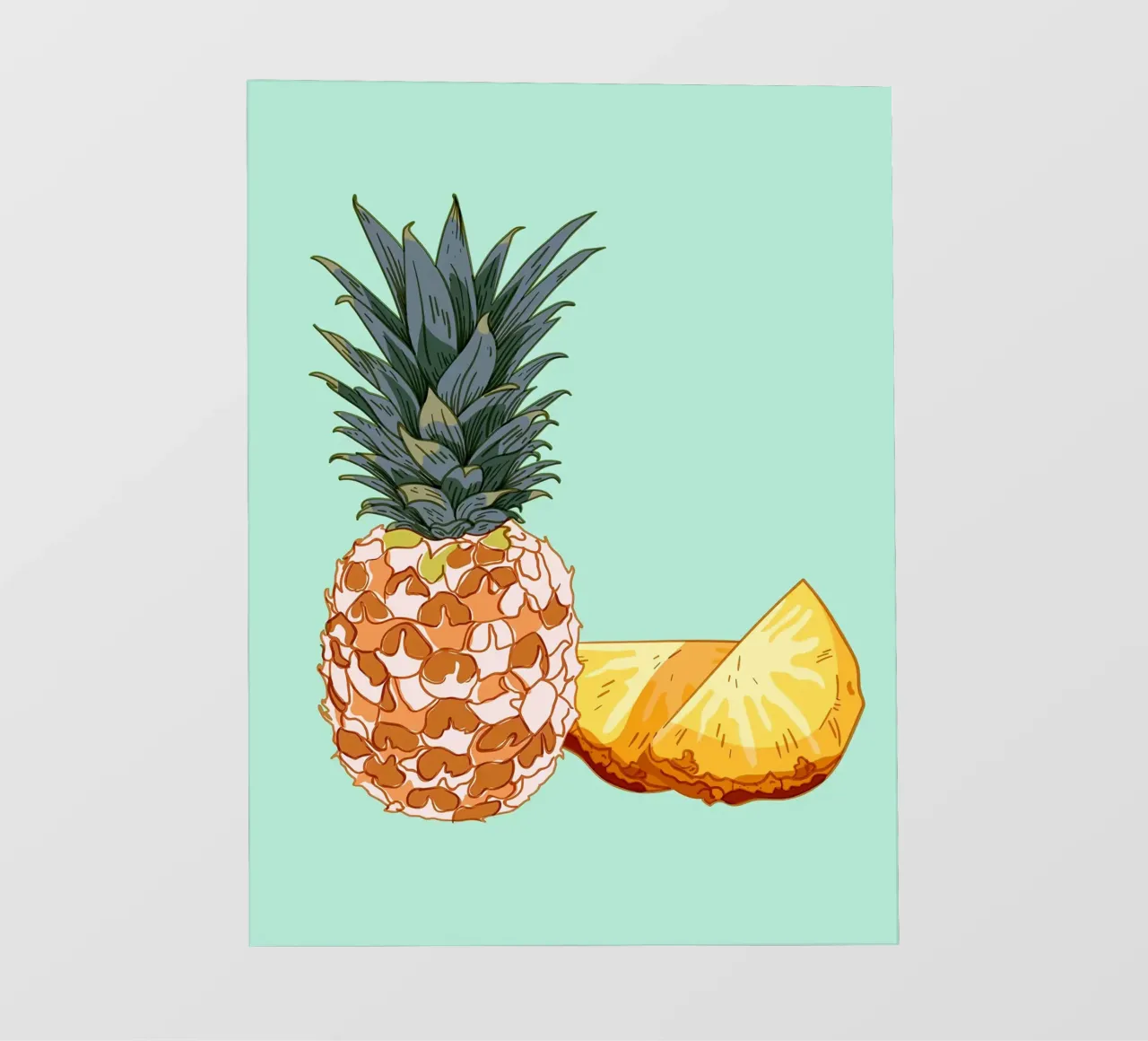 Cibo a base di frutta Ananas pellicola backlit da Sven B Strauss