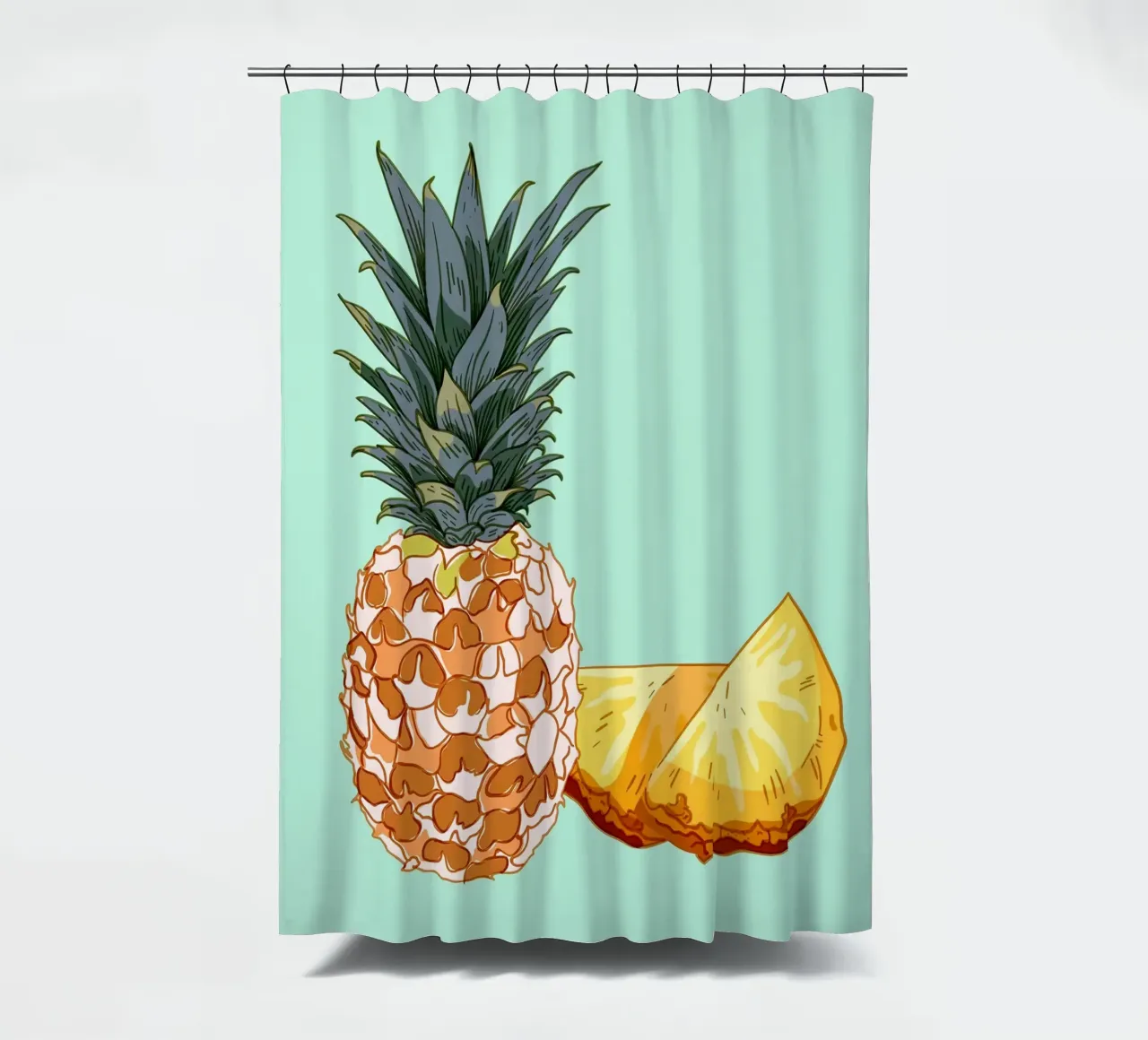Cibo a base di frutta Ananas tenda da doccia da Sven B Strauss