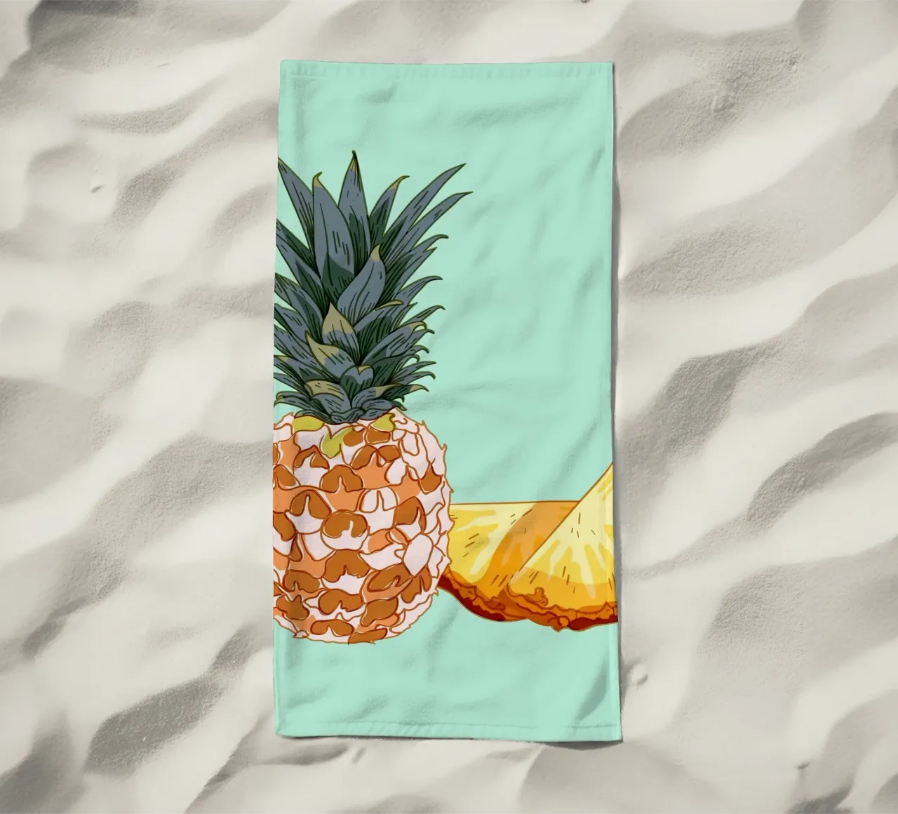 Cibo a base di frutta Ananas telo mare da Sven B Strauss