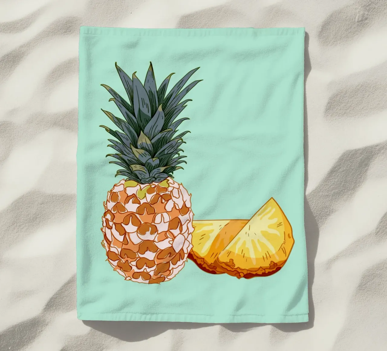Cibo a base di frutta Ananas telo mare da Sven B Strauss