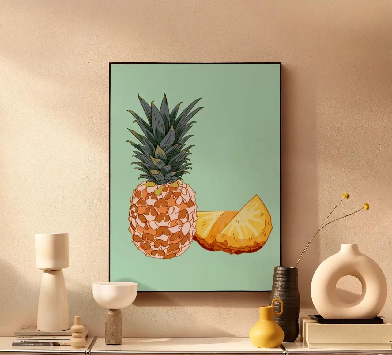 Cibo a base di frutta Ananas plexiglass da Sven B Strauss