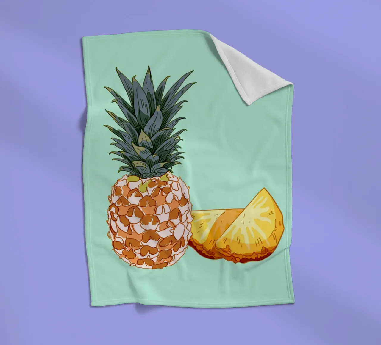 Cibo a base di frutta Ananas coperta in pile da Sven B Strauss