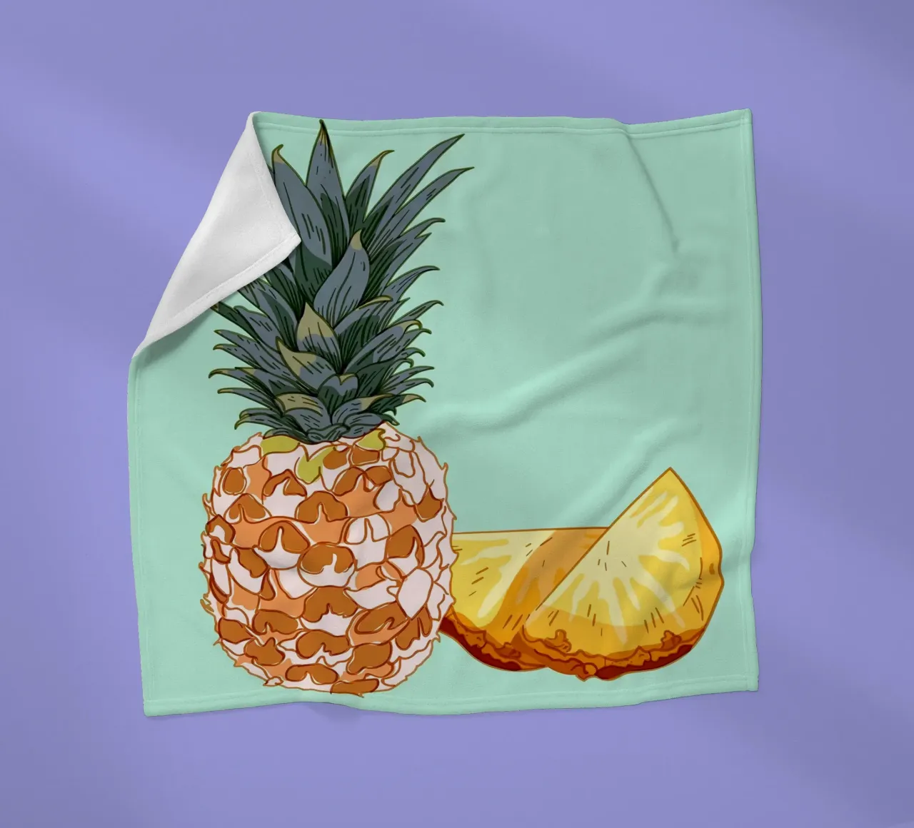 Cibo a base di frutta Ananas coperta in pile da Sven B Strauss