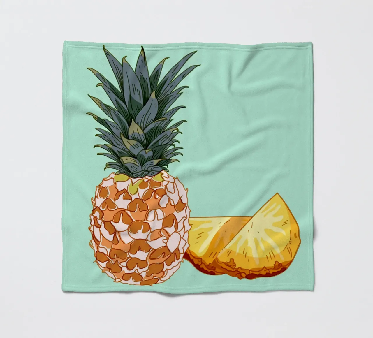 Cibo a base di frutta Ananas coperta in pile da Sven B Strauss